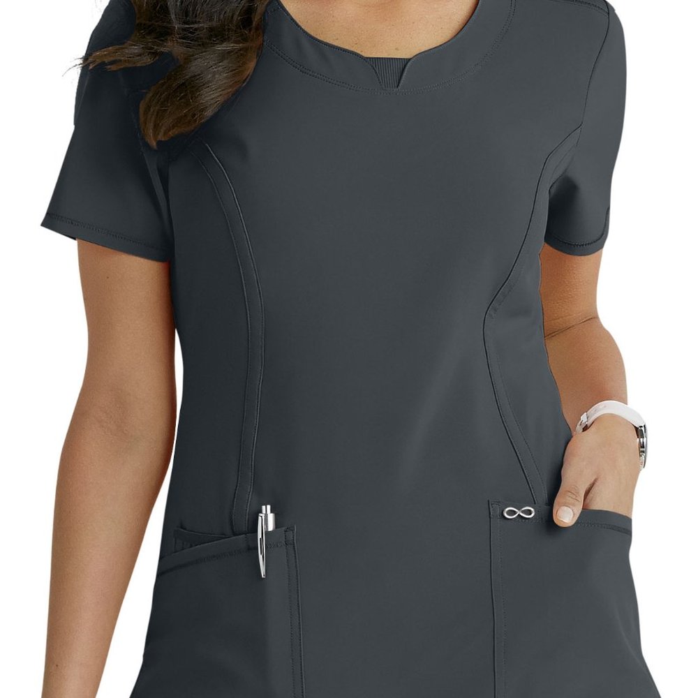Cherokee Infinity Women Scrubs Top Round Neck 2624A XXS